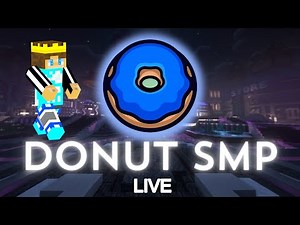 donut SMP live | DAY 1 of building a map art!