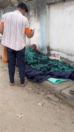 Giving Food To Homeless😢🙏 #humanity #help #shorts #sad