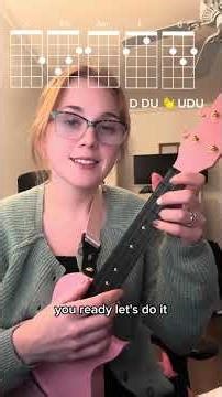 Easy ukulele songs for beginners! Somewhere over the Rainbow ukulele tutorial 🌈🎶❤️ #ukulele #fyp