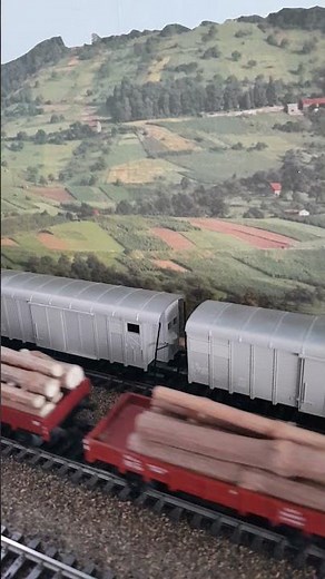 Modellbahn Märklin Start Up analog Tenderlok mit Holzzug, Ladegut selbst herstellen, Anlage H0 1:87