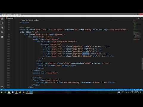 Bootstrap modal box with pagination and jumbotron