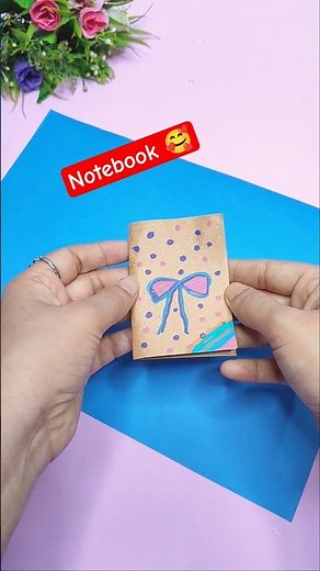 Cute Viral Diary Making Tutorials😅 #notebook #shorts