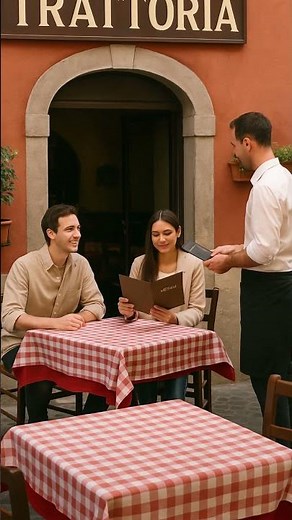 🇮🇹 Italian Dialogue at a Restaurant Learn How to Order Food in Italian #italianforbeginners