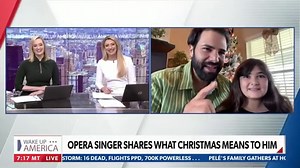 35K views · 299 reactions | Watch: Opera singer Justin Gigliello sings Rudolph the Red Nosed Reindeer with his daughter. | NEWSMAX | Facebook