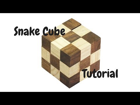 How to solve the snake cube!