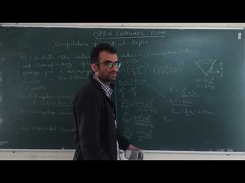 Open Channel Flow - 30 [Problems on critical depth calculation]