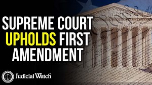 6.4K views · 859 reactions | Supreme Court UPHOLDS First Amendment – Left FURIOUS! READ: https://www.supremecourt.gov/opinions/22pdf/21-476_c185.pdf Judicial Watch is expanding its social media presence! Don't miss our breaking news and new content! Follow: @JudicialWatch on Facebook, Twitter, Instagram, YouTube, Rumble, Parler, GETTR, Telegram, and TRUTH! | Judicial Watch | Facebook