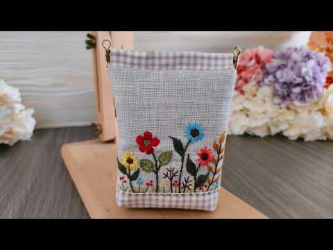 DIY Embroidered Fabric Frame Purse – Easy Coin Pouch & Handmade Gift Idea