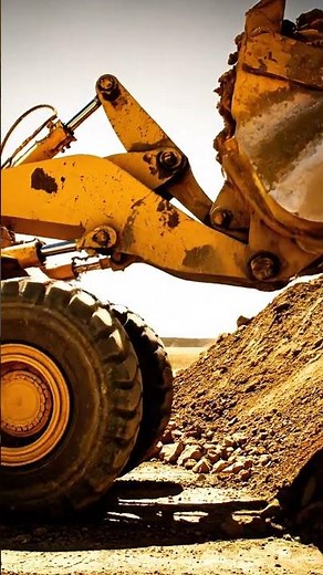 Powerful Wheel Loader in Action: Digging & Dumping Dirt! 🚧🚜