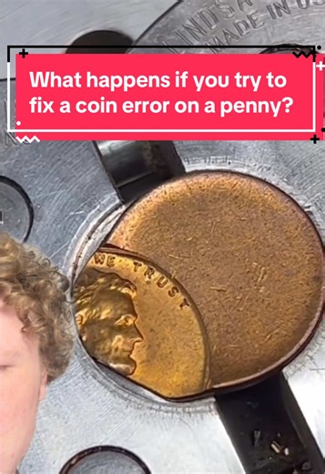 You don’t really ever wanna fix coin errors… #Money #coinerror #penny #USD #bullionshark
