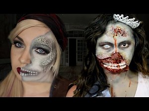 Halloween Makeup Tutorial: Prom Queen Zombie (Collaboration w/ nikkipandahat)