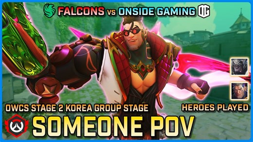 [ Someone ] Falcons vs Onside Gaming | Group Stage | OWCS Korea Stage 2