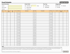 Patch Panel Spreadsheet Template