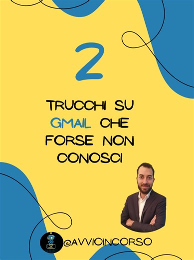 📩 2 trucchi per Gmail che forse non conoscevi 1️⃣ Annulla l’invio di una email Hai appena inviato una mail… e ti sei accorto di un errore? 😱 Da Gmail (browser) vai su: ⚙️ Impostazioni → Visualizza tutte le impostazioni → Generali → Annulla invio Qui puoi scegliere entro quanti secondi poter bloccare l’invio. Super utile! 2️⃣ Attiva la modalità riservata 🔒 Mentre scrivi una mail, clicca sul lucchetto in basso. Potrai: ✔️ Impostare una scadenza ✔️ Inviare una password per l’accesso ✔️ Bloccare 