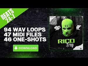 Royalty Free Trap Samples "Rico Trap" | Dark Hard Drill Trap Beat Construction Kits + Drums & MIDI