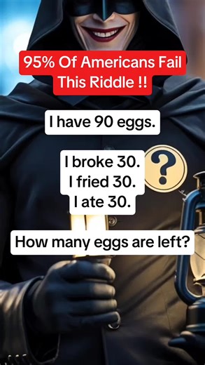 how many eggs 🥚🥚🥚🥚🥚 #riddle #riddlechallenge #riddletime #riddles #riddler #riddlequestion #riddleoftheday #riddlegame #answer #usa