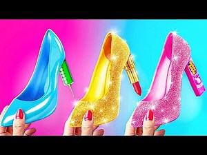 GET READY! 👠 Create DIY PRINCESS SHOES Fast! 👑 Fun Crafts | Imagine Playworld