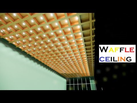 BIM Revit Tutorial = parametric Waffle ceiling