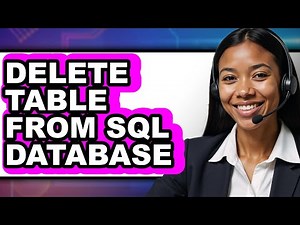 How to Delete Table from Sql Database - Step by Step