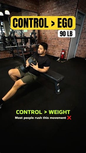 Incline 90 LB Dumbbell Pullover 😤 | Control Over Ego