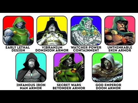 The 7 Levels Of Doctor Doom’s Deadliest Armor Upgrades