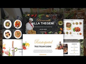 Complete Responsive Food / Restaurant Website Using HTML / CSS / JAVASCRIPT
