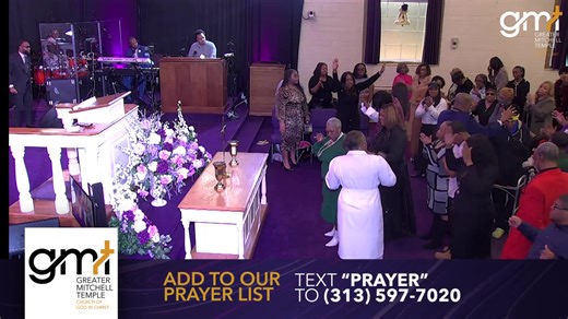 Connect With Us Today and Learn More About Our Church Here: www.greatermtchell.org Worship Opportunities: SUNDAY 11:00am WEDNESDAY 12 Noon FRIDAY 7pm To sow into ministry: Text To Give: Text GMTemple1 to 77977 Or you can mail your seed to 13737 Curtis Avenue Detroit, MI 48235 � New to streaming or looking to level up? Check out StreamYard and get $10 discount! � | Greater Mitchell Temple Church of God In Christ