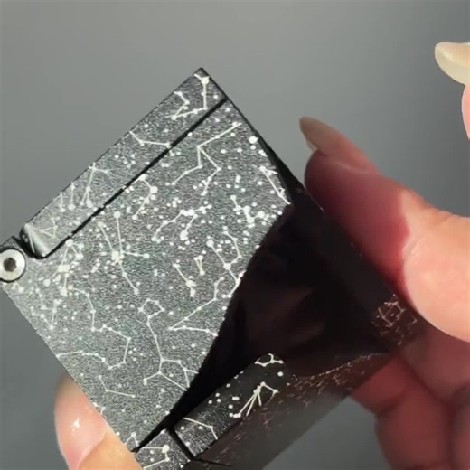 Handmade Rotating Ring Box, Square Alloy Spinning Jewelry Holder, Engagement Proposal Case, Travel Storage Accessory, Elegant Gift for Her