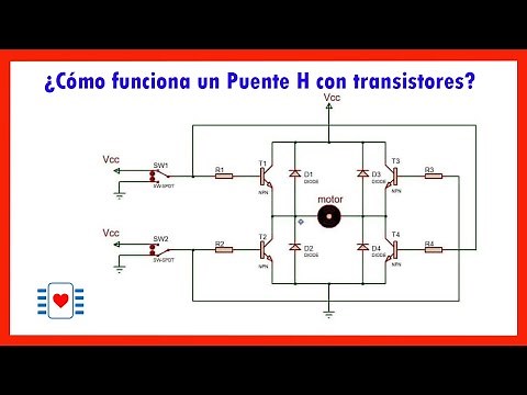 Puente H con transistores, para conectar motores parte (1)