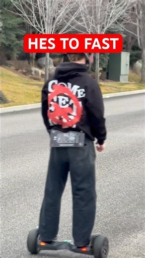 Almost lost control 🤣 #corvette #hoverboard