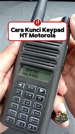 How to Lock & Unlock the Motorola XiR C2660 HT Keypad (Super Easy!)