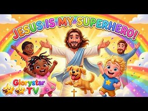 Jesus Is My Superhero ⚡✝️ | Christian Songs for Kids | Nursery Rhymes for Toddlers