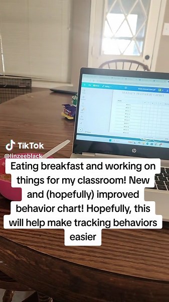 New and (hopefully) improved weekly behavior chart! I'm trying to make tracking behaviors easier #texasteachersoftiktok #teachersoftiktok #teachermomlife #teacherlife #behaviormanagement #classroommanagement