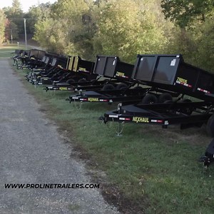 🌞 When warm weather hits, you’ll want to be prepared! 🌞 Our landscape trailers, dump trailers, and enclosed trailers are perfect for all your spring and summer projects. Don’t wait—secure yours now and be ready to work or play. 📲 Visit www.prolinetrailers.com or call us at 540-334-4182 to get started. | Pro-Line Trailers