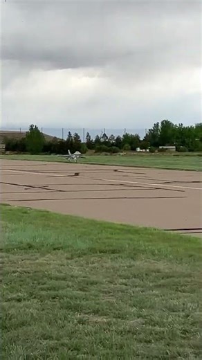 F-16 HSD 105mm Landing nose up