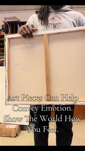 “Grief” is a piece of my heart. In October, I lost my Uncle. It was one of the most traumatic experiences I have had. Finding him in the living room really rocked my brain. Since then, my mental state has not been the same. It’s been hard trying to manage my emotions and process everything while also dealing with school, sports, organizations, etc. It reached a very low point to where there were days I couldn’t work on anything and I just laid in bed until I HAD to get up. I couldn’t even bring 