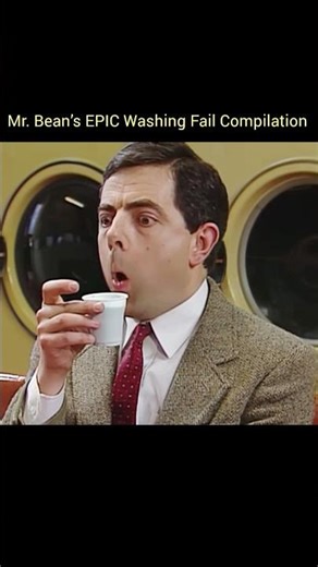 Mr. Bean’s EPIC Washing Fail Compilation #enjoy #jokes #cute #edit #shorts