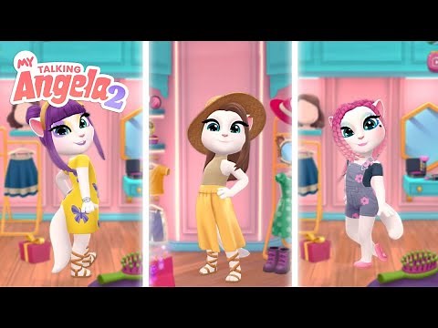 🤩 How to Dress for Summer | NEW My Talking Angela 2 Gameplay