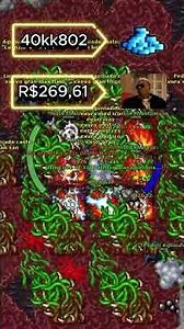 Caçando Rotten Golem na Soulwar - DIA 13 ⚔️💀🔥 #tibia #games #rottengolem