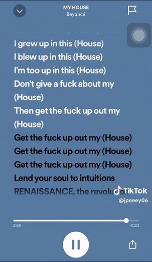 Beyoncé Full Lyrics: My House - Trending Song Compilation