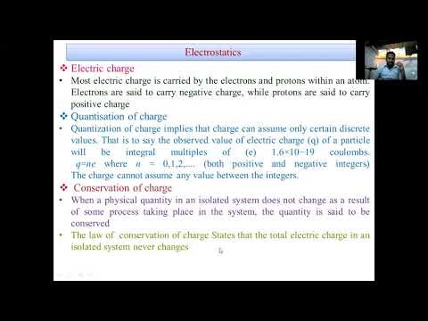 Electrostatics Lecture 1