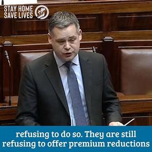 99K views · 1.7K reactions | It is time for the caretaker government dealt with the the issue of banks still charging interest on customers availing of mortgage breaks, and insurance companies refusing to honour business interruption cover during the pandemic | Sinn Féin Ireland | Facebook