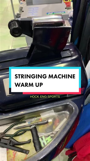 Tips Warm Up Stringing Machine Mesin Badminton