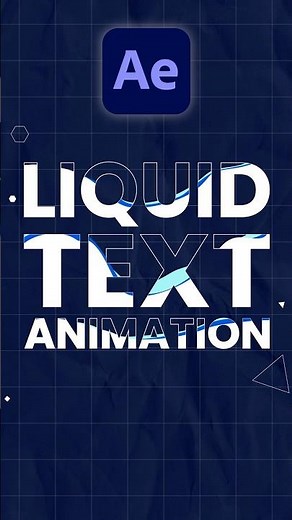liquid text animation after effects #liquidity #texteffect #animation #animationtips #tutorial