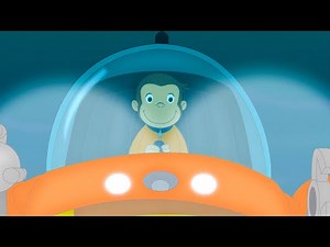 George Drives a Submarine! 🐵 Curious George Compilation | Animal Friends