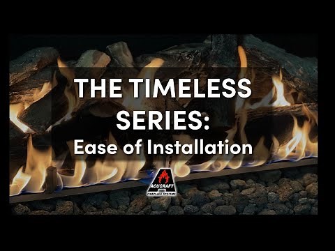 Acucraft Timeless Gas Fireplace Installation