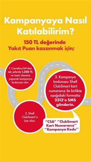 Hem Shell’den hem de CarrefourSA’dan kazandıran Kampanya!
