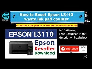 How to reset EPSON L3110 for FREE