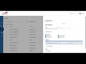 How to set up a new user and assign licenses using NoviSign enterprise digital signage admin?