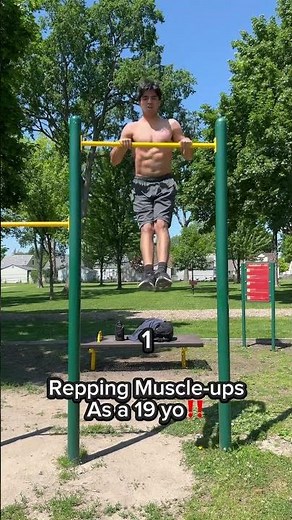 How Many Muscle-Ups Can a 19 Year Old Do? #calisthenics #challenge #fitness